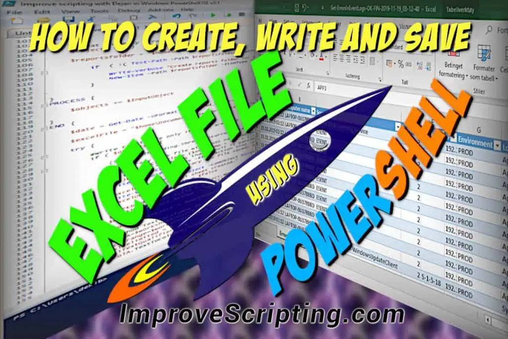 How To Create An Excel File Using PowerShell