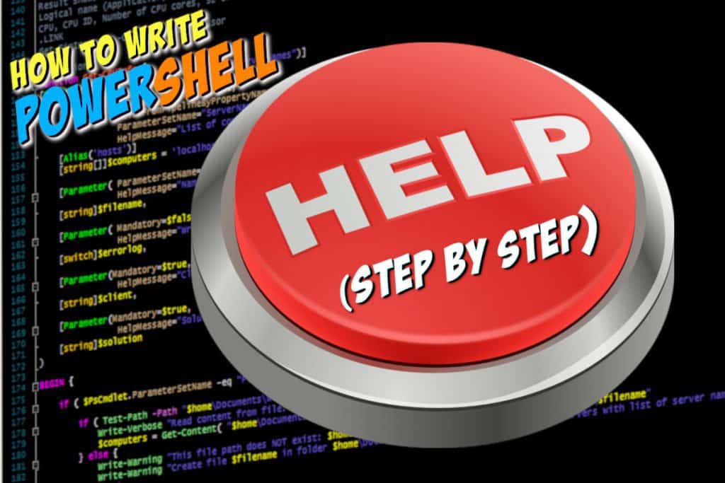 How to Write PowerShell Help Step by Step Featured