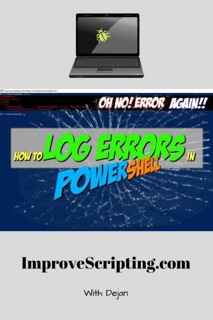 How To Log PowerShell Errors And Much More Pinterest