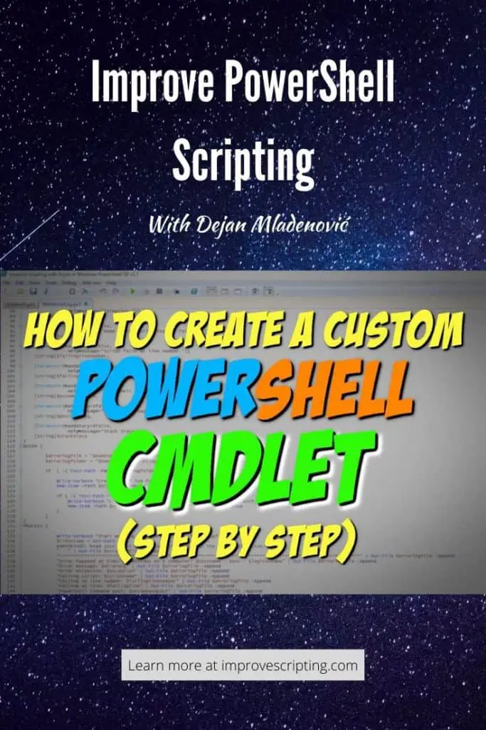 How To Create Custom PowerShell CmdLet