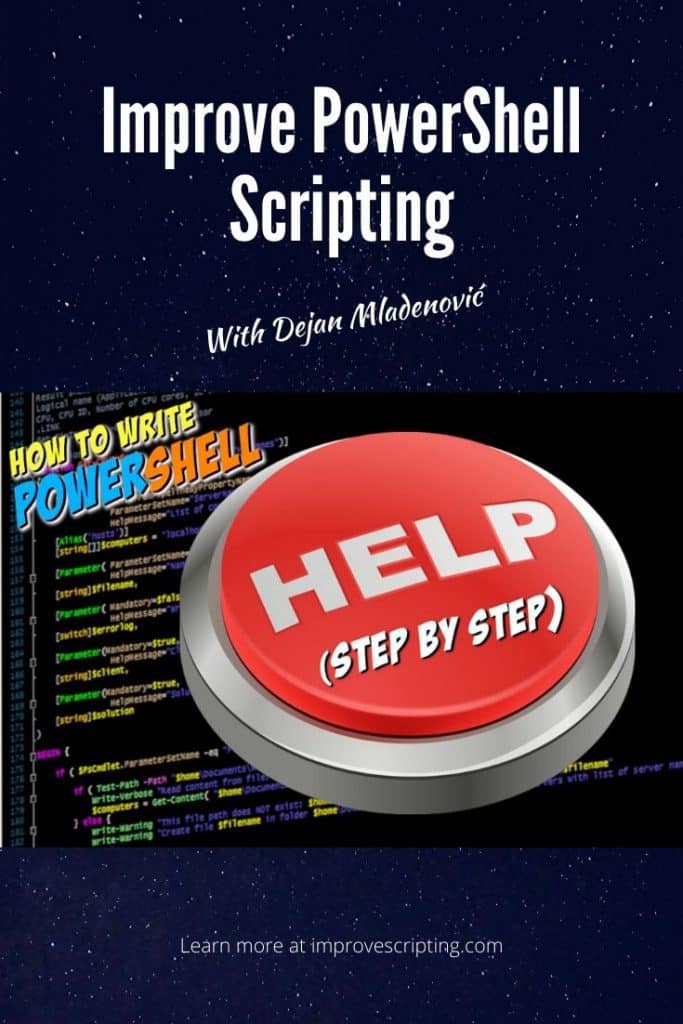 How to Write PowerShell Help Step by Step Pinterest