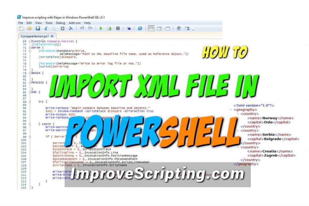 How To Import XML File In PowerShell Featured