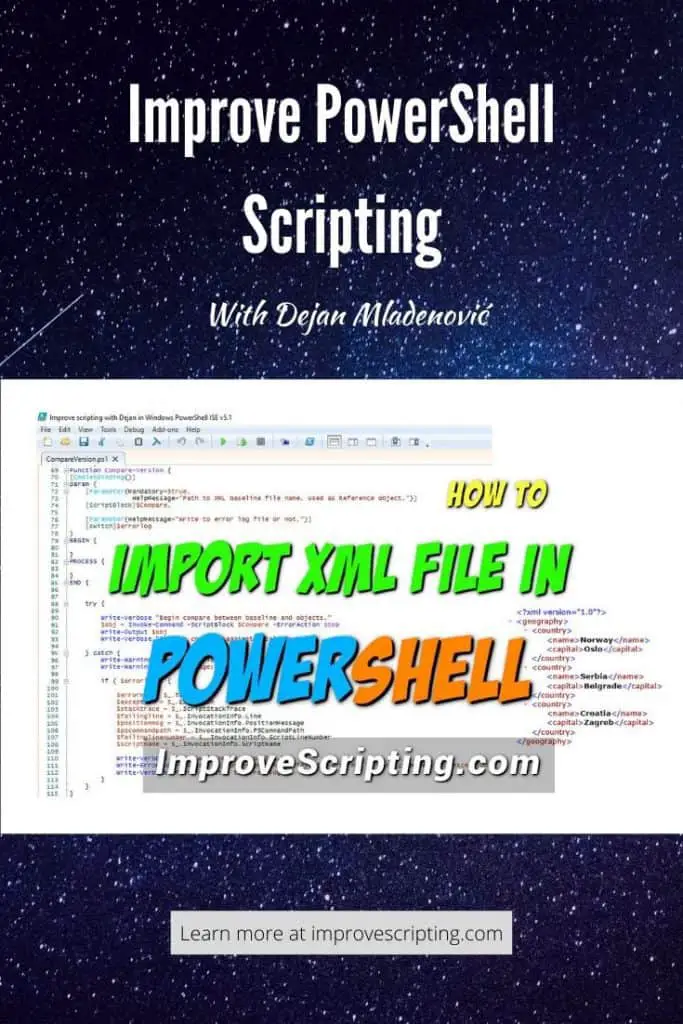 How To Import XML File In PowerShell