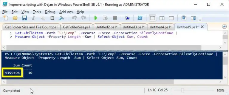 get-folder-size-and-file-count-using-powershell-examples-improve